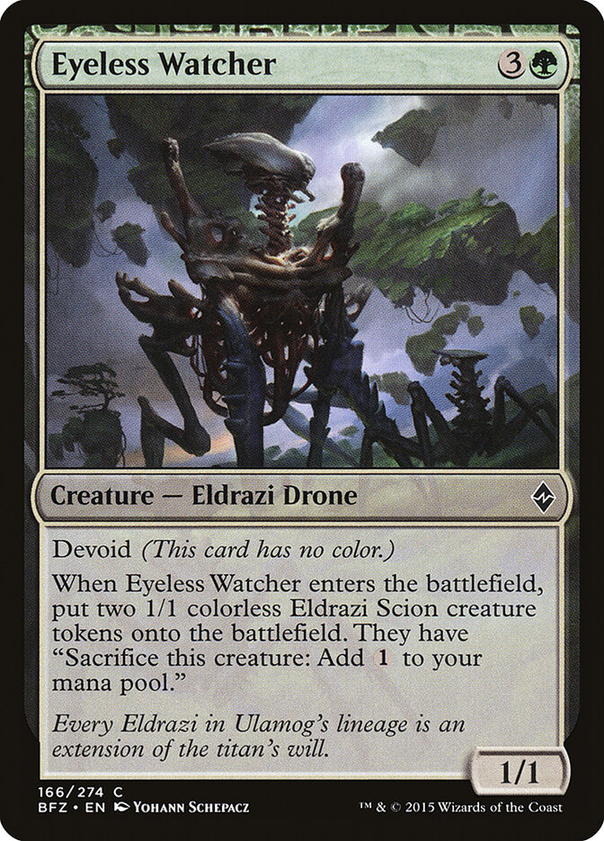 Eyeless Watcher card front
