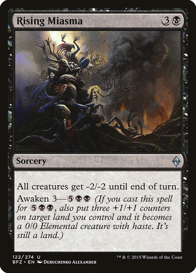 Rising Miasma card front