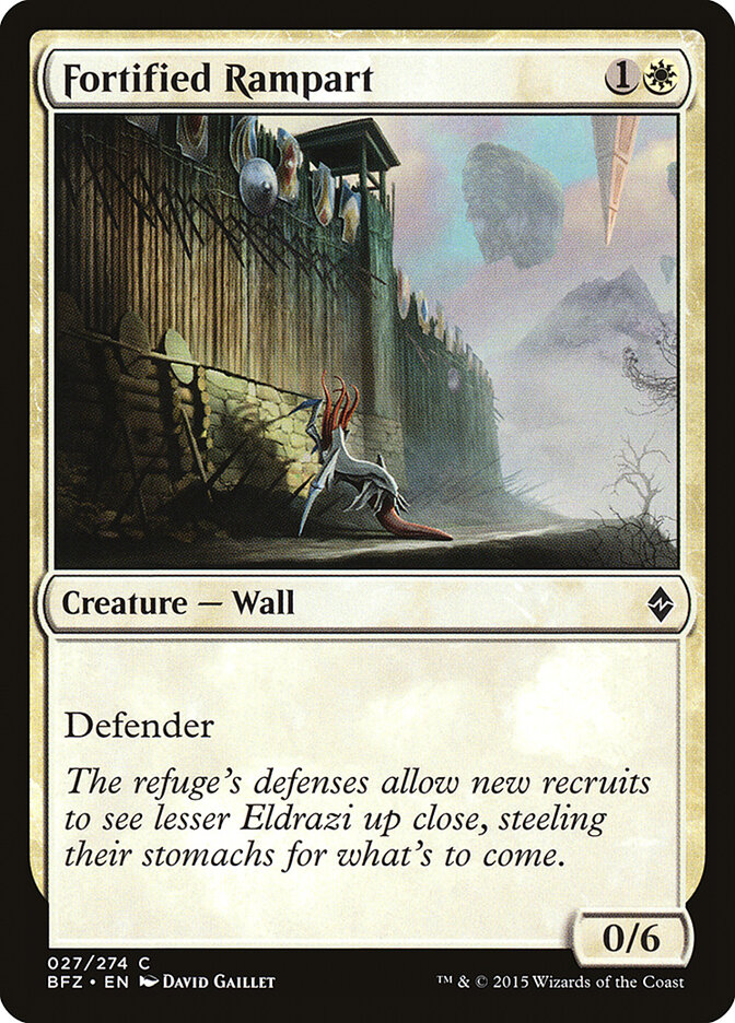Fortified Rampart card front