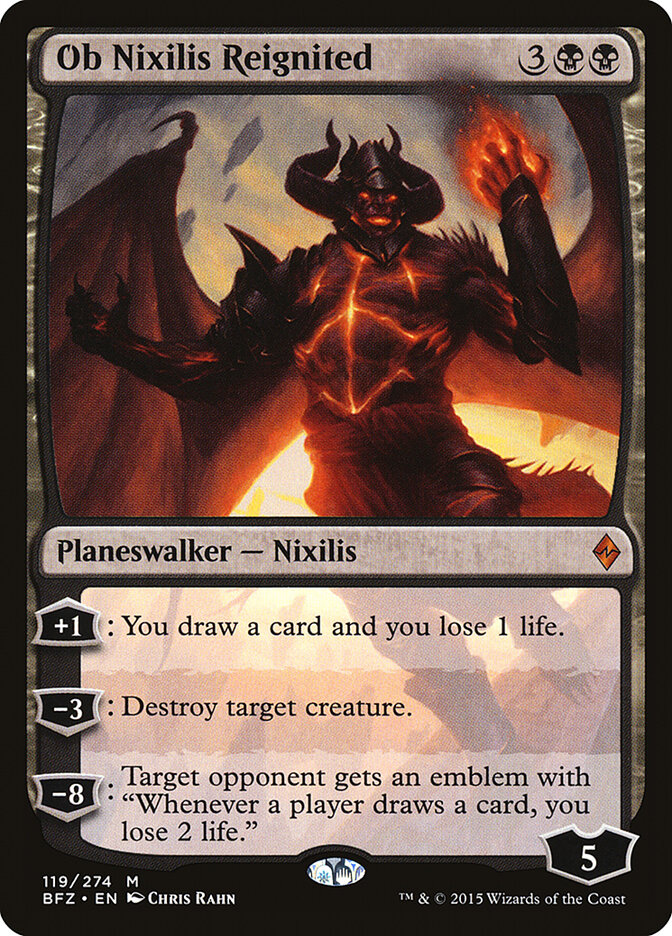 Ob Nixilis Reignited card front