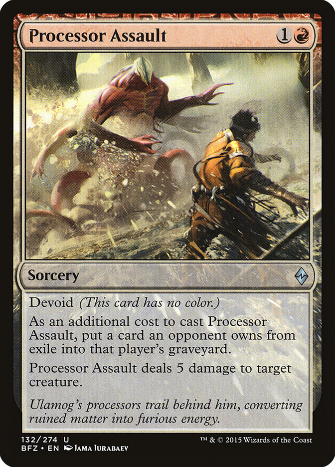 Processor Assault card front