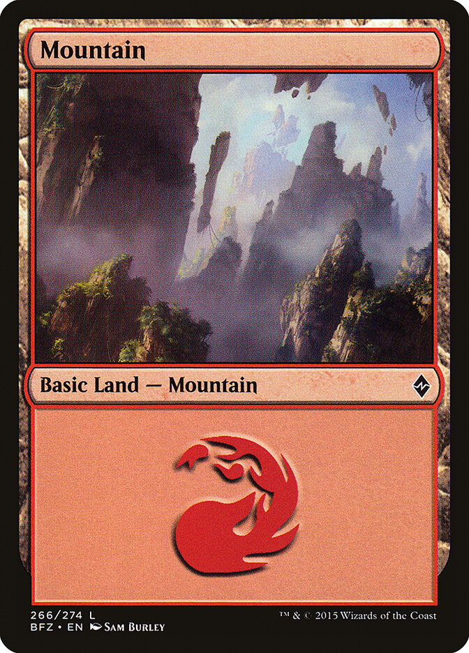 Mountain card front