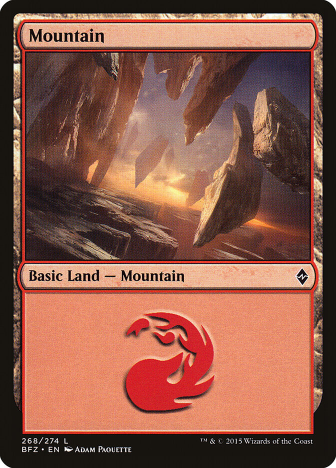 Mountain card front