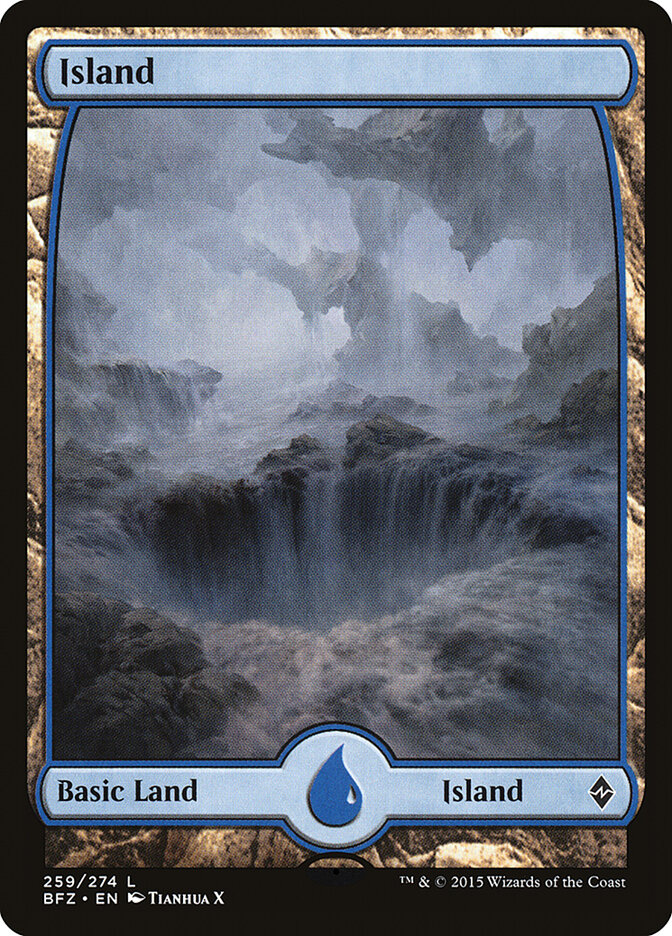 Island card front