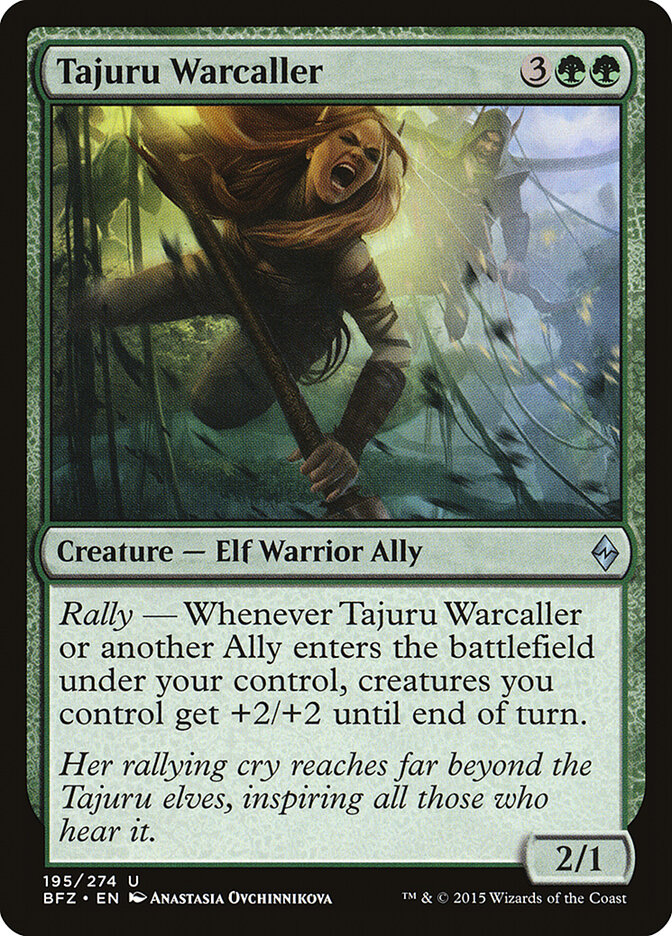 Tajuru Warcaller card front