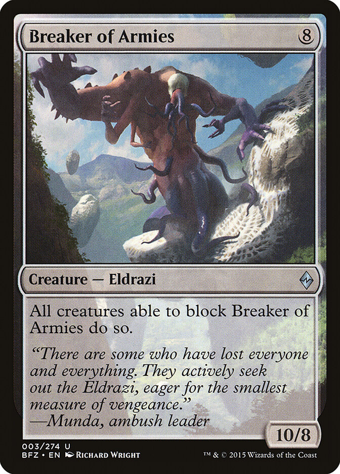 Breaker of Armies card front