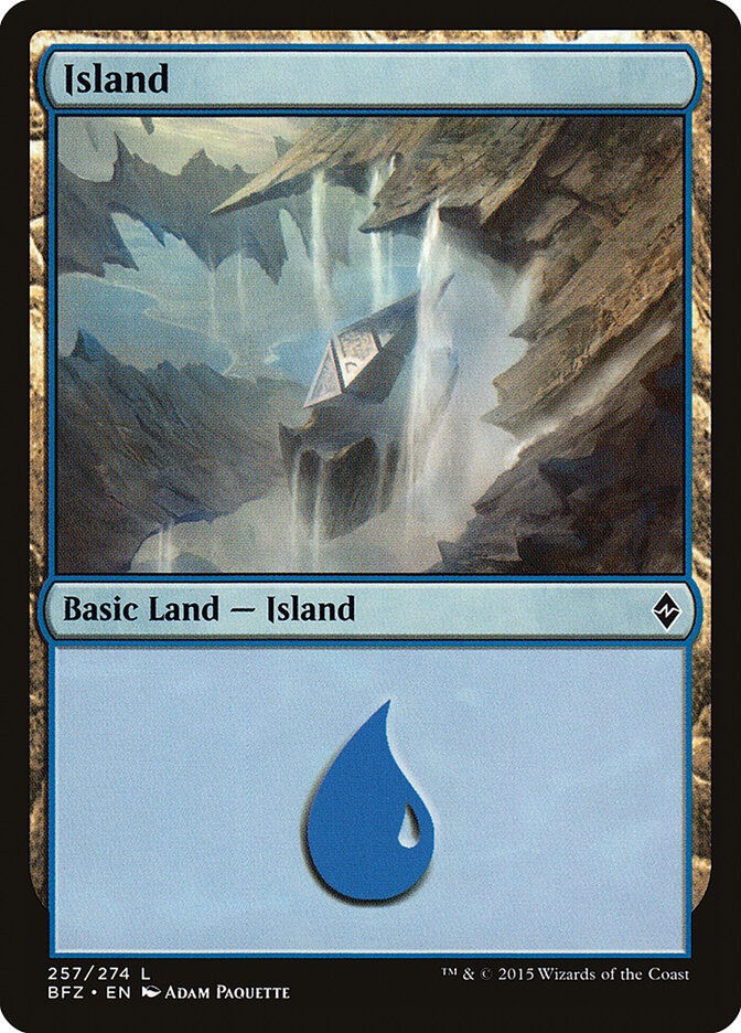 Island card front
