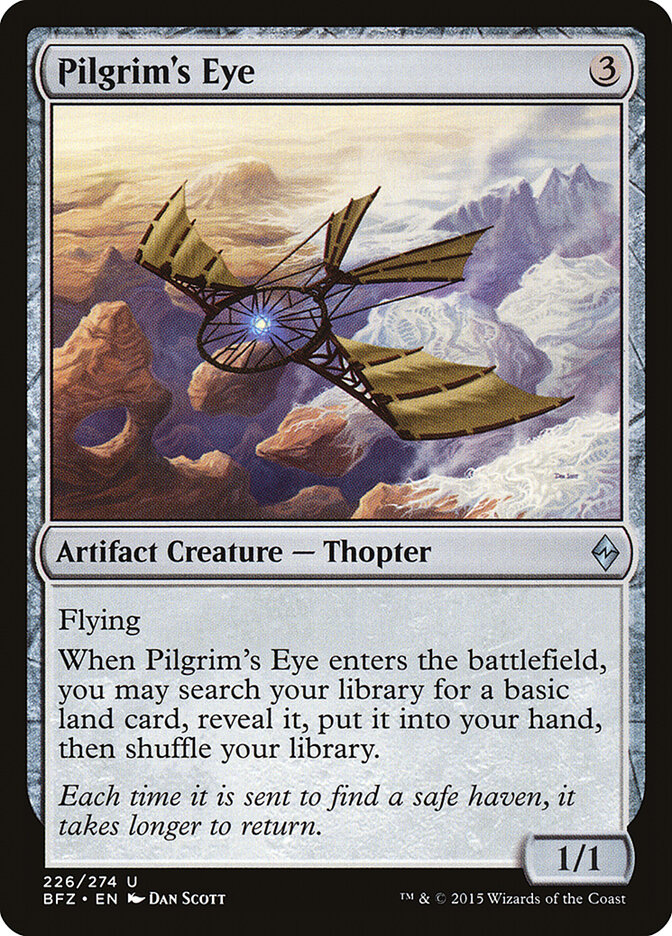 Pilgrim's Eye card front