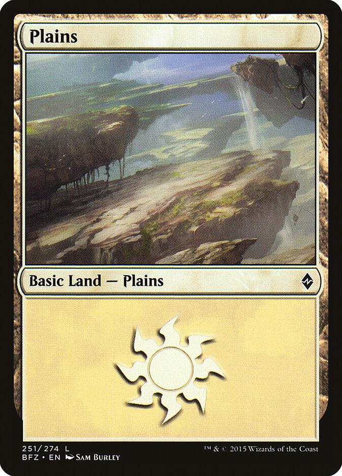 Plains card front