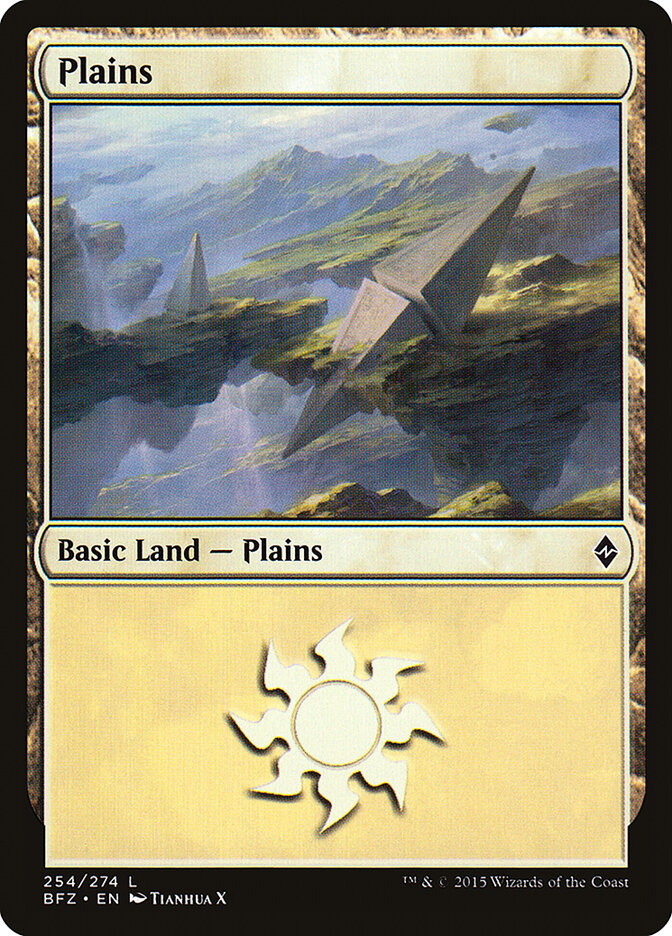 Plains card front