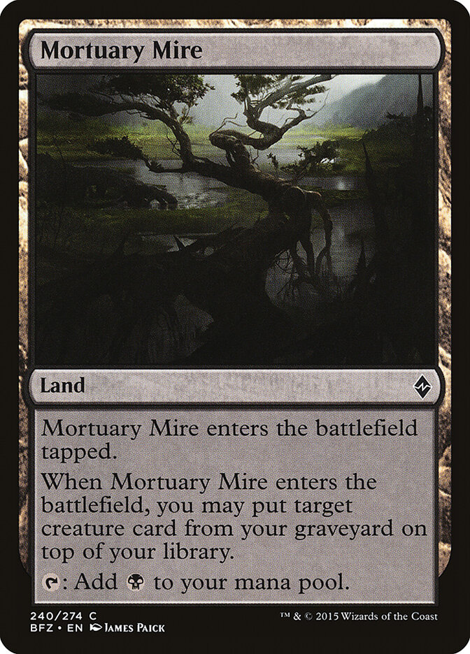 Mortuary Mire card front