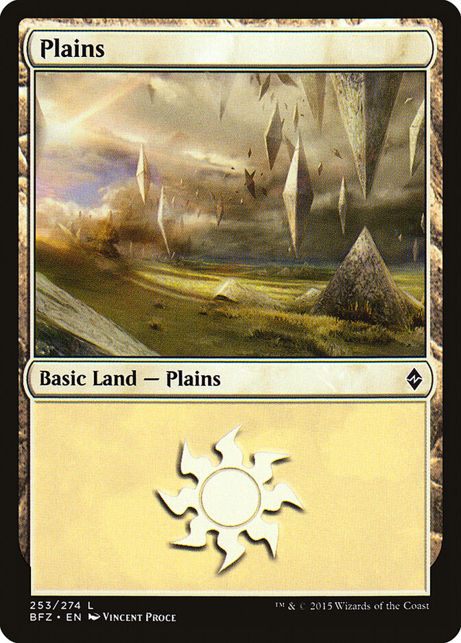 Plains card front