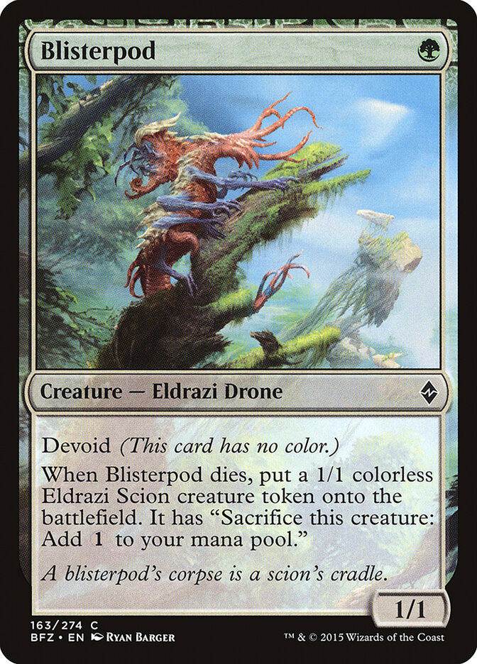 Blisterpod card front