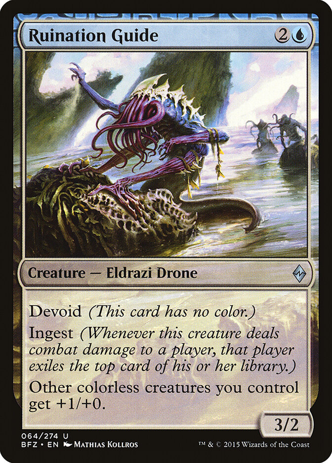 Ruination Guide card front