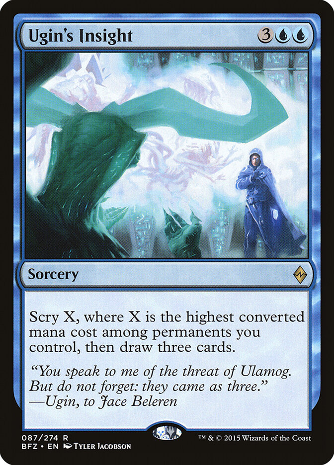 Ugin's Insight card front