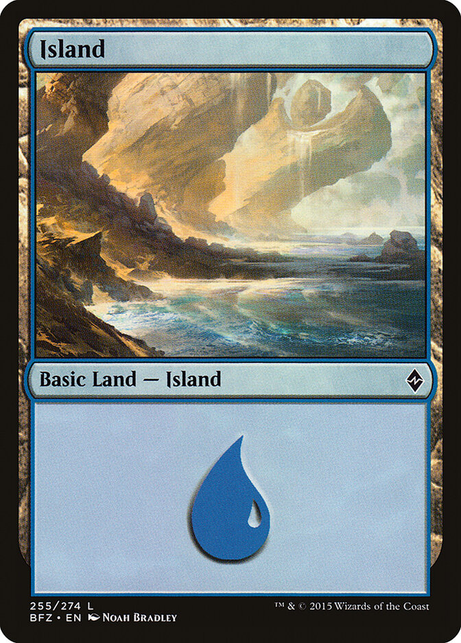 Island card front