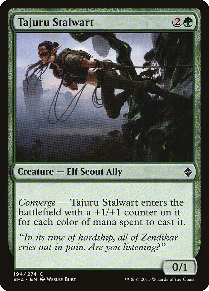 Tajuru Stalwart card front
