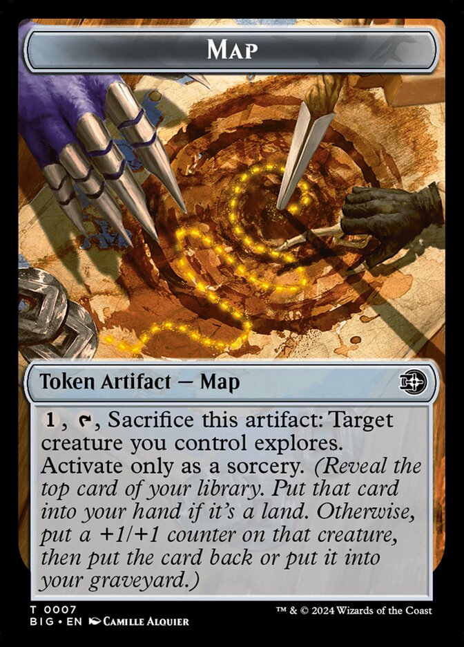 Map card front