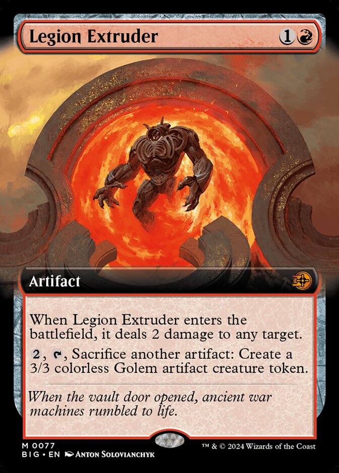 Legion Extruder card front