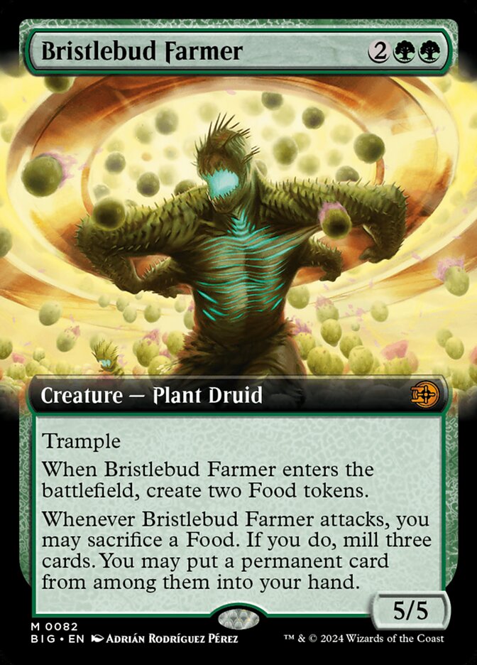 Bristlebud Farmer card front
