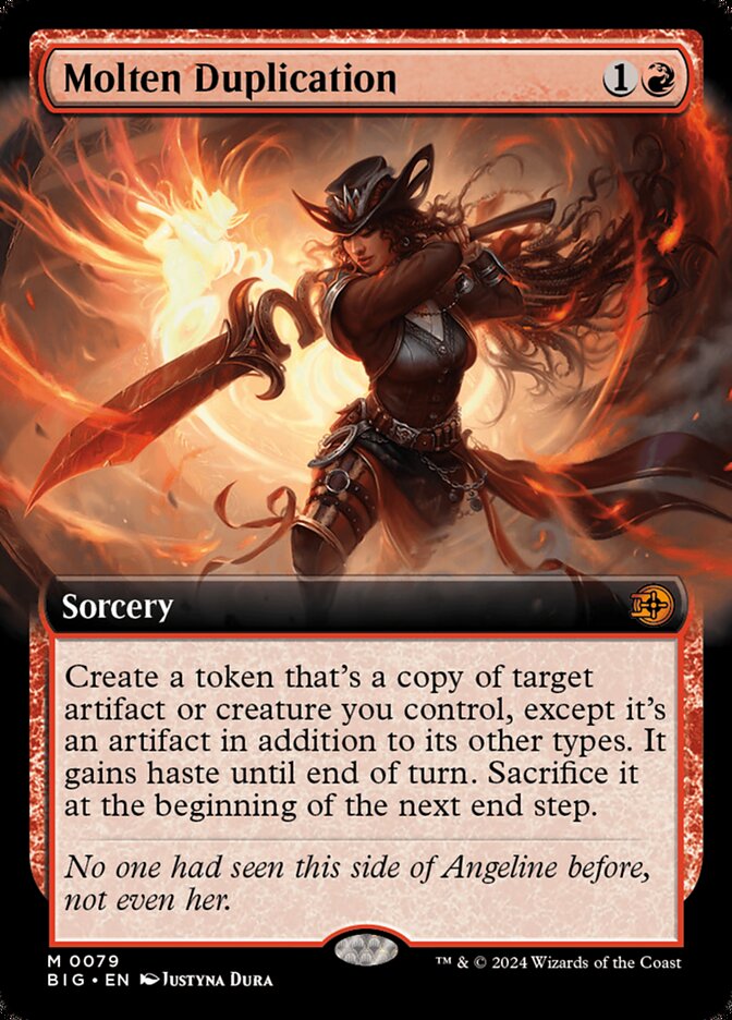 Molten Duplication card front