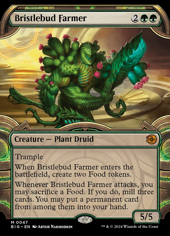 Bristlebud Farmer card front