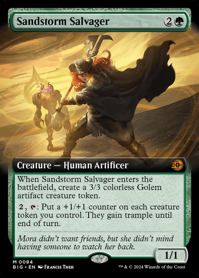 Sandstorm Salvager card front