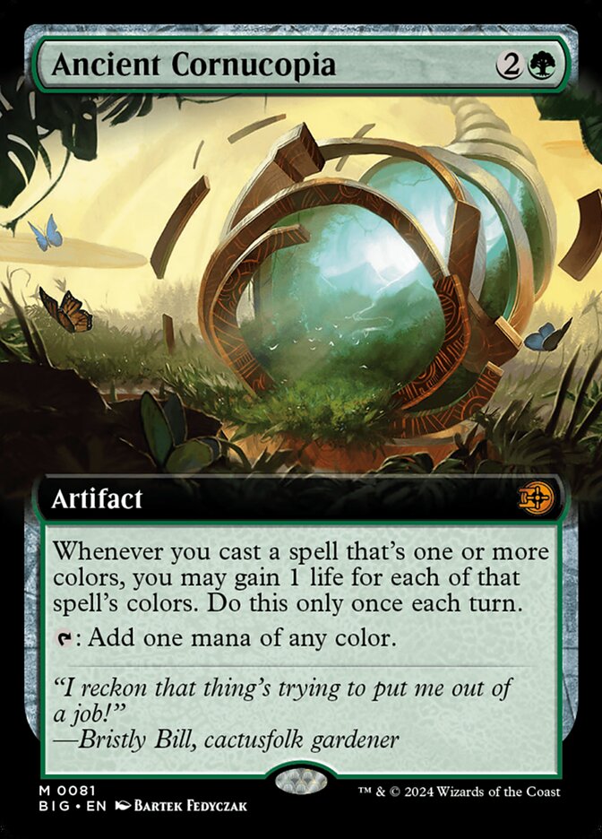 Ancient Cornucopia card front