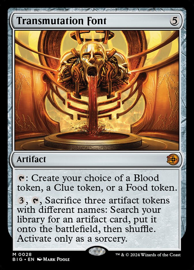 Transmutation Font card front