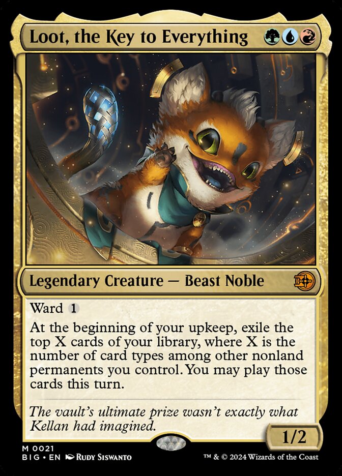 Loot, the Key to Everything card front