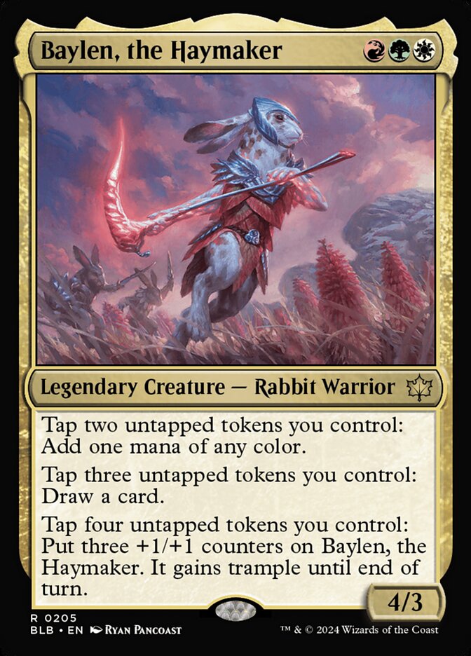 Baylen, the Haymaker card front