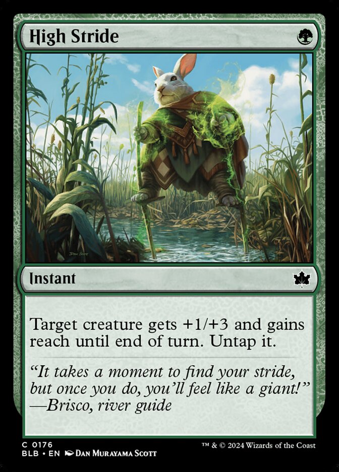 High Stride card front