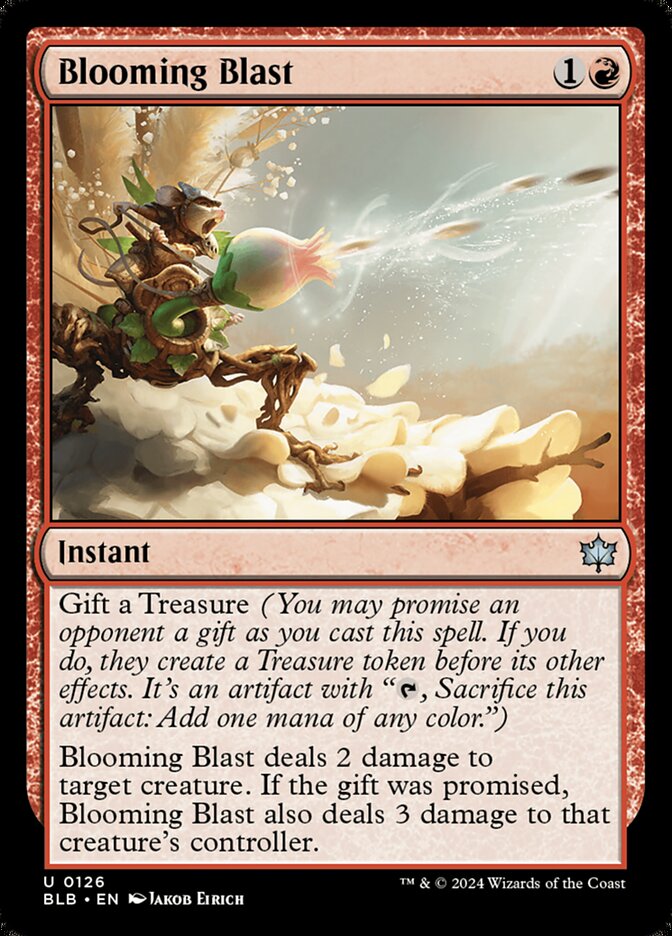 Blooming Blast card front
