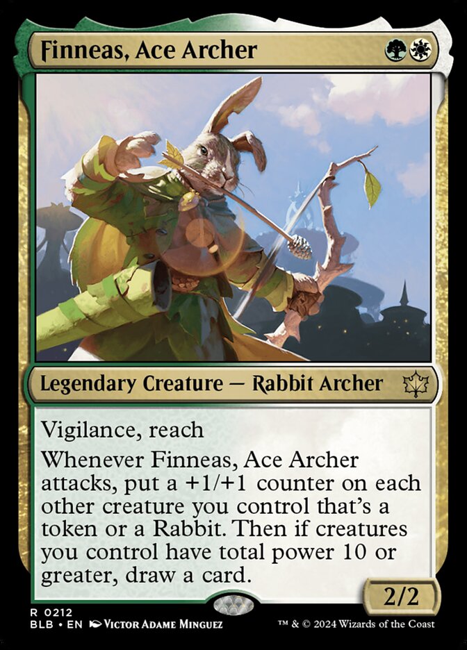 Finneas, Ace Archer card front