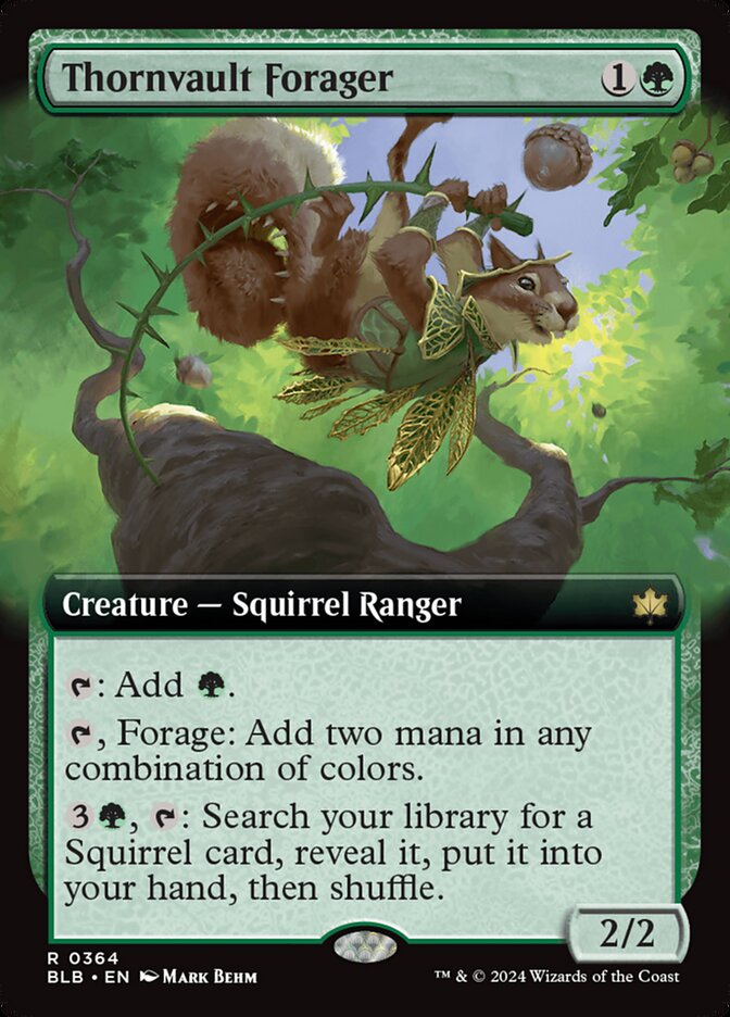 Thornvault Forager card front