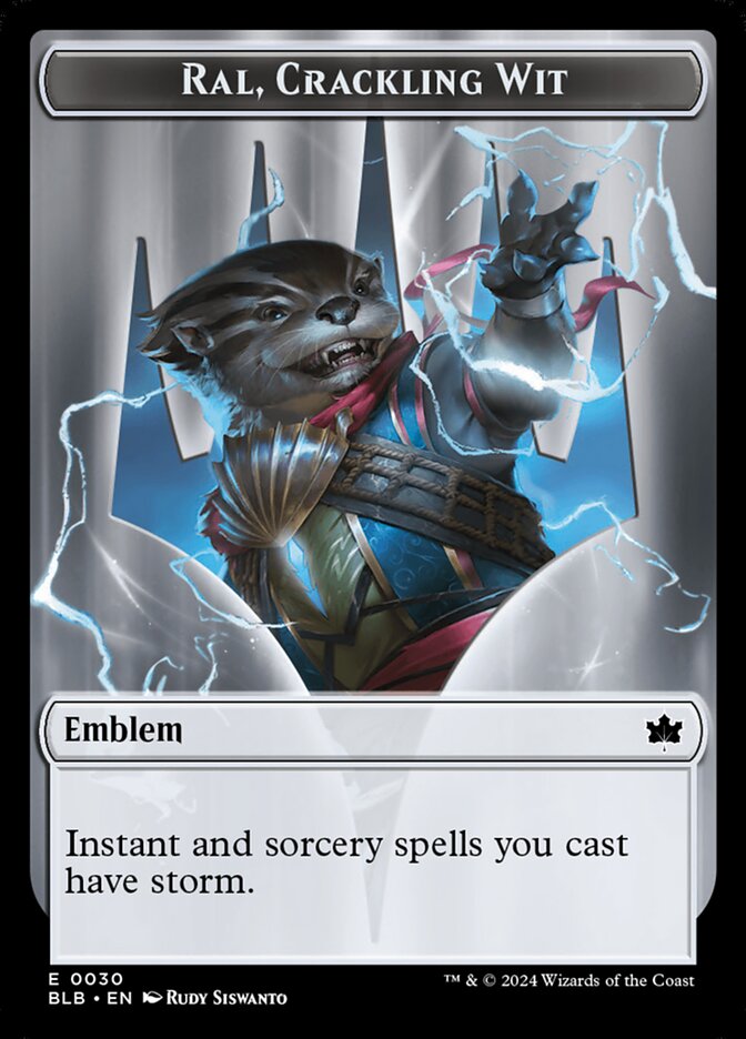 Ral, Crackling Wit Emblem card front