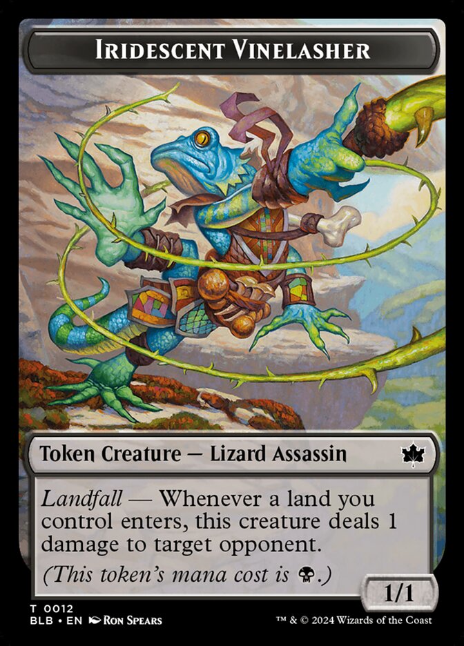 Iridescent Vinelasher card front