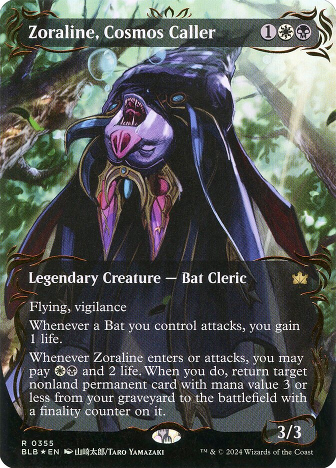 Zoraline, Cosmos Caller card front