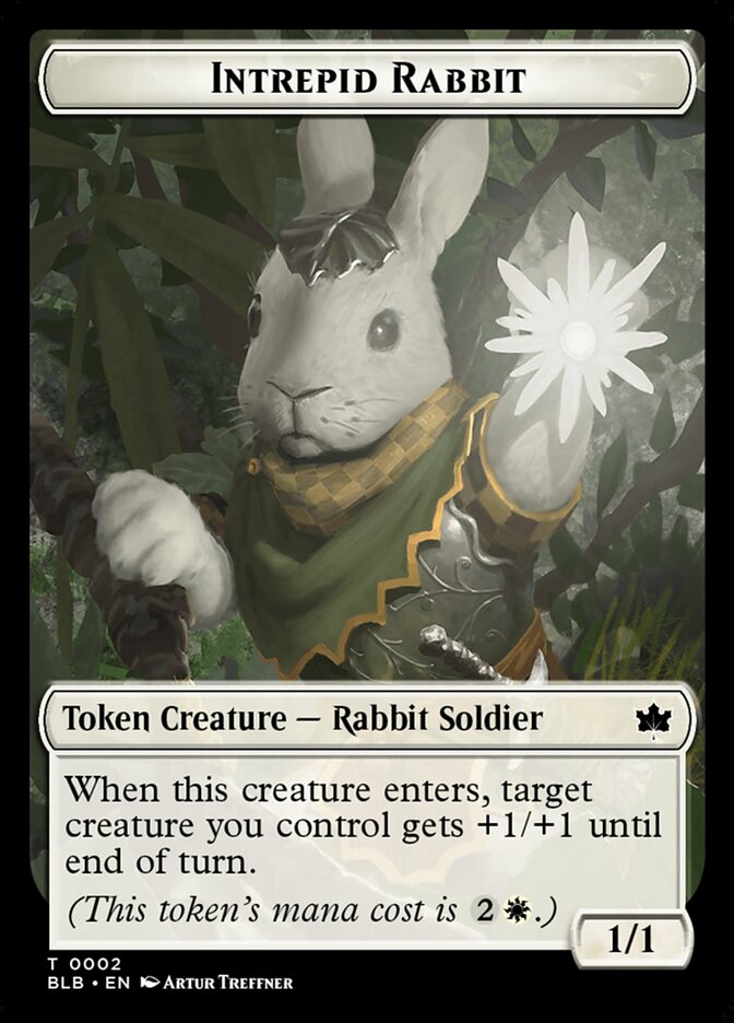 Intrepid Rabbit card front