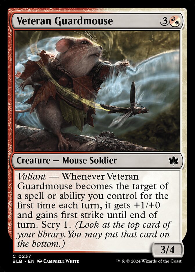 Veteran Guardmouse card front