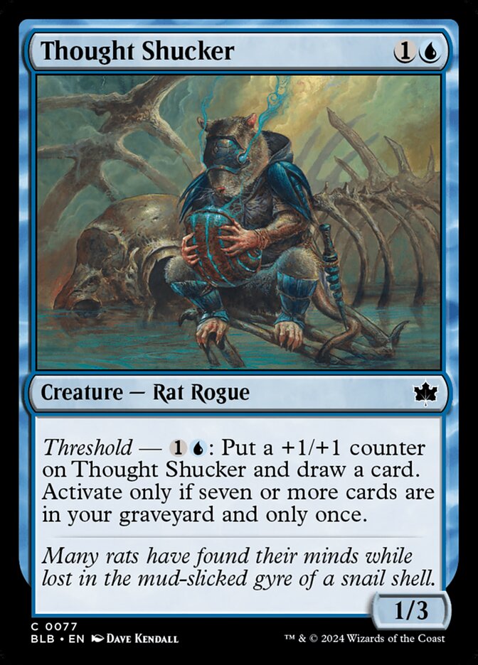 Thought Shucker card front