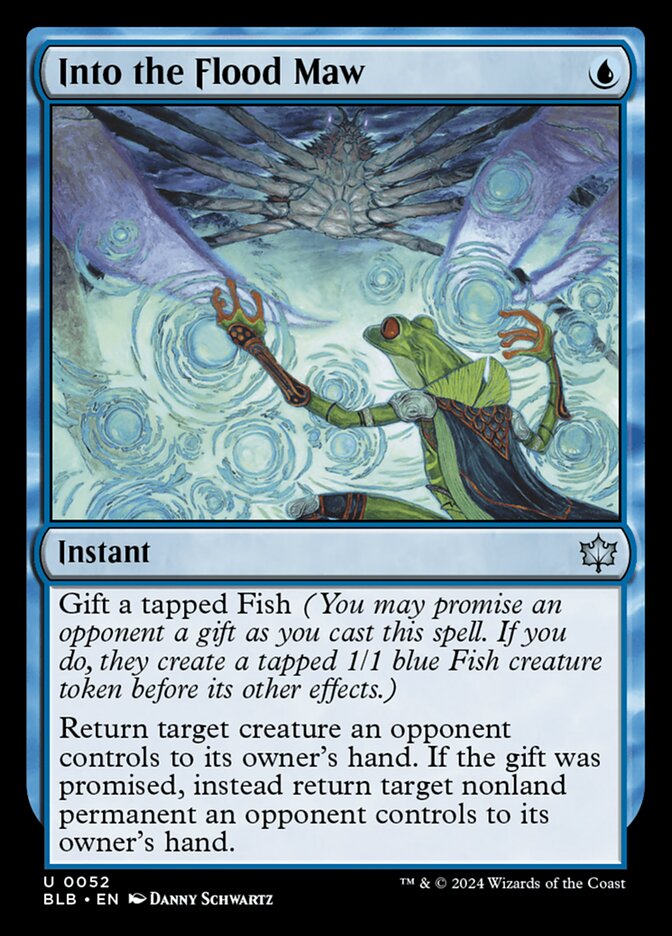 Into the Flood Maw card front