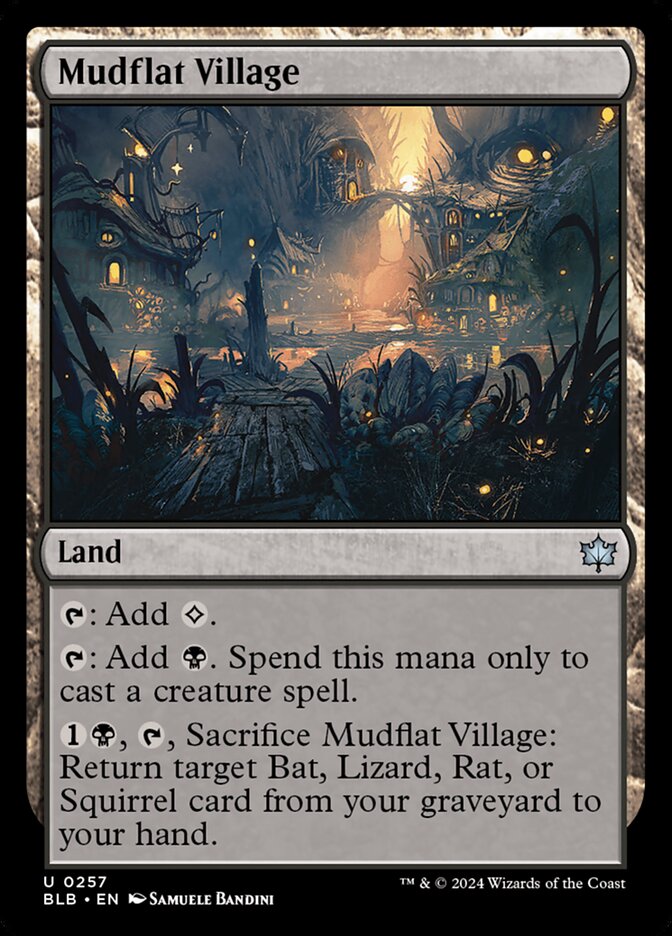 Mudflat Village card front