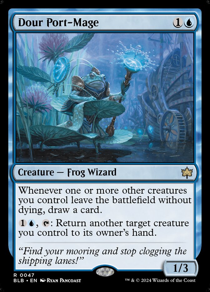 Dour Port-Mage card front