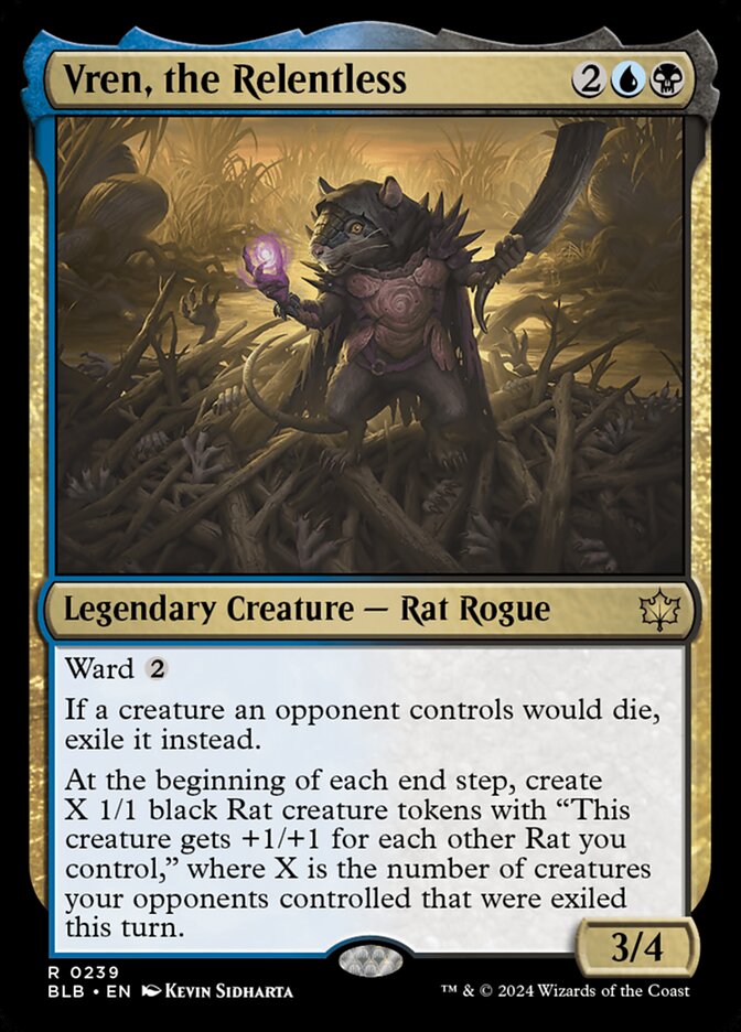 Vren, the Relentless card front
