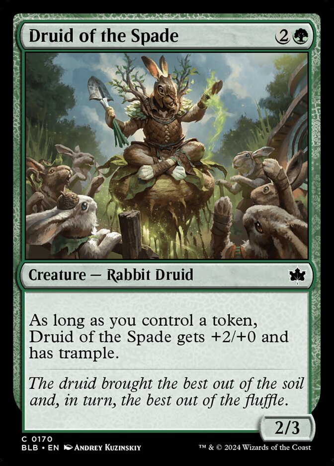 Druid of the Spade card front