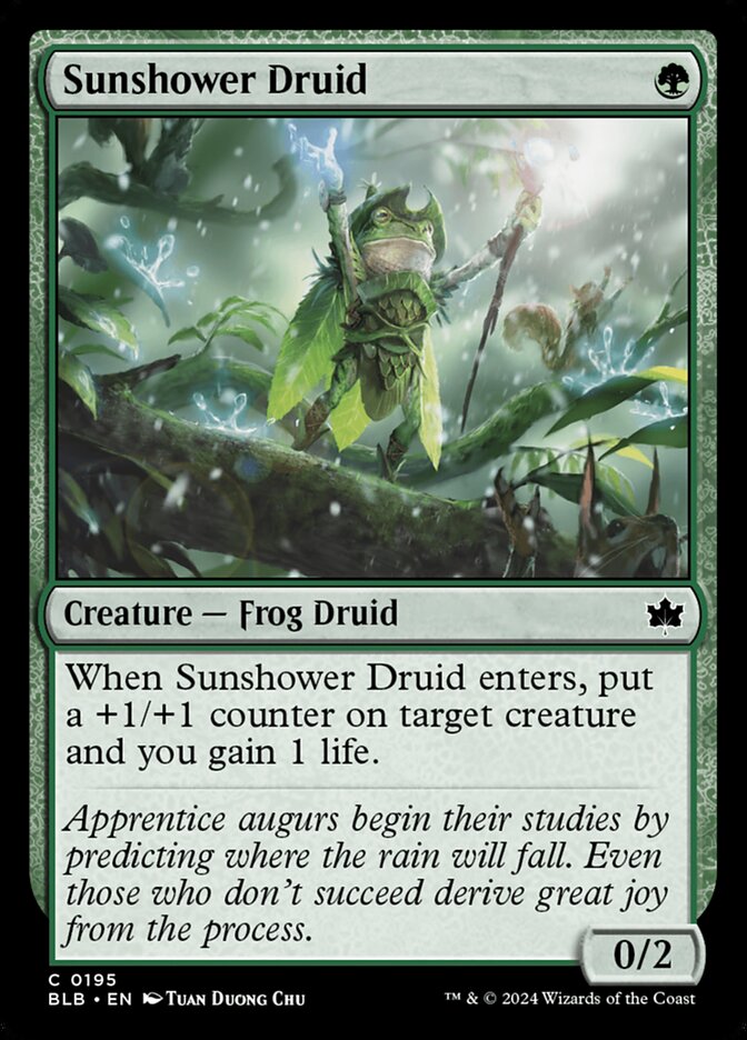 Sunshower Druid card front