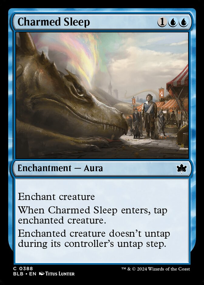 Charmed Sleep card front
