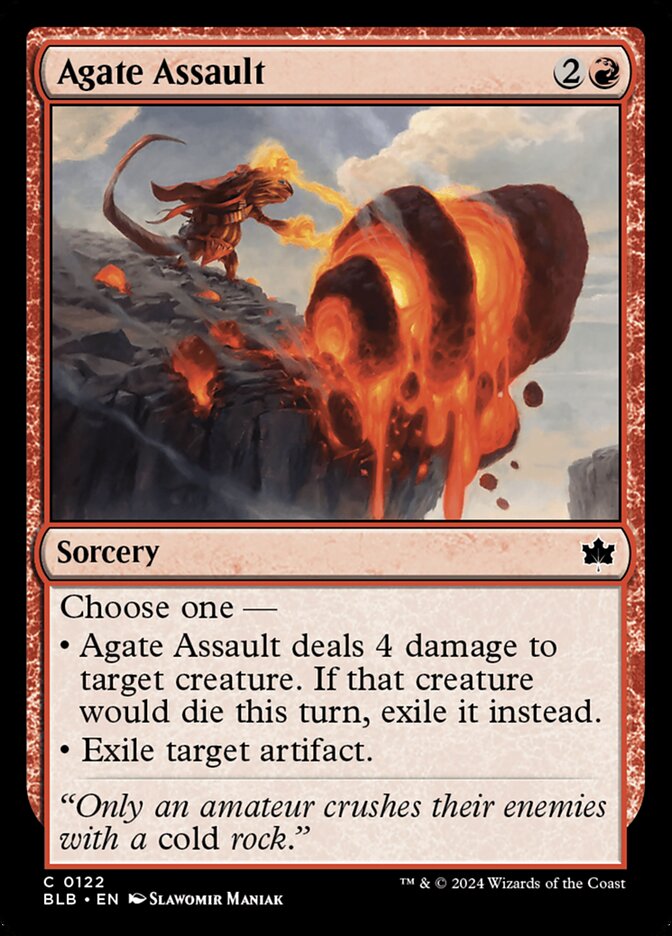 Agate Assault card front