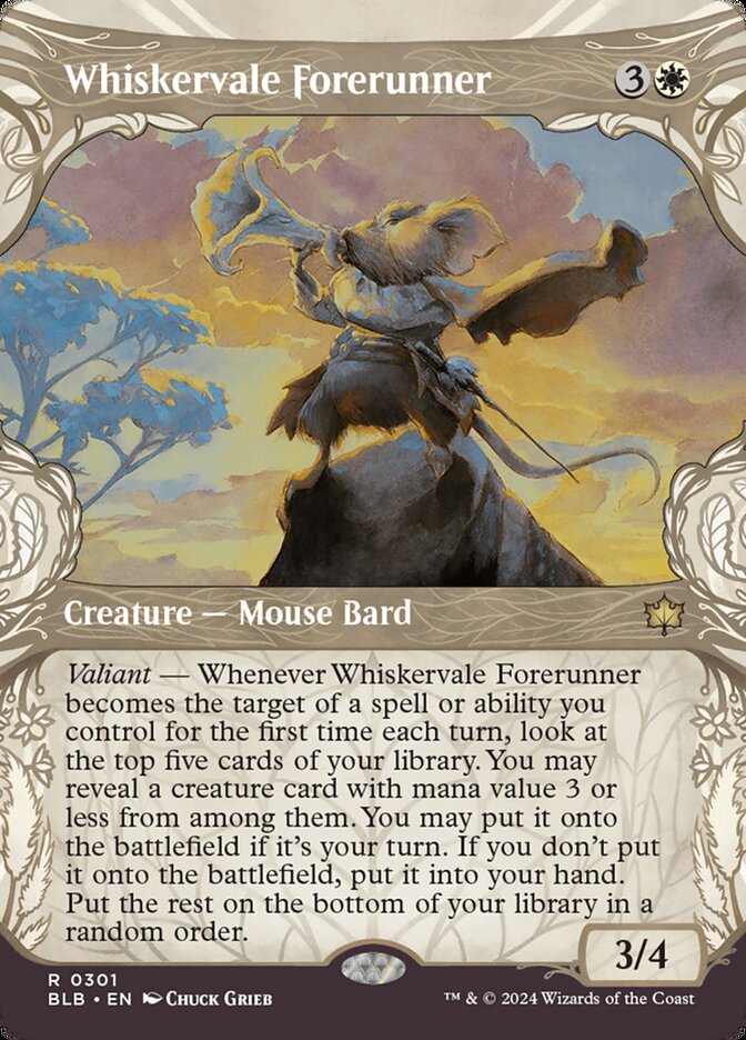 Whiskervale Forerunner card front